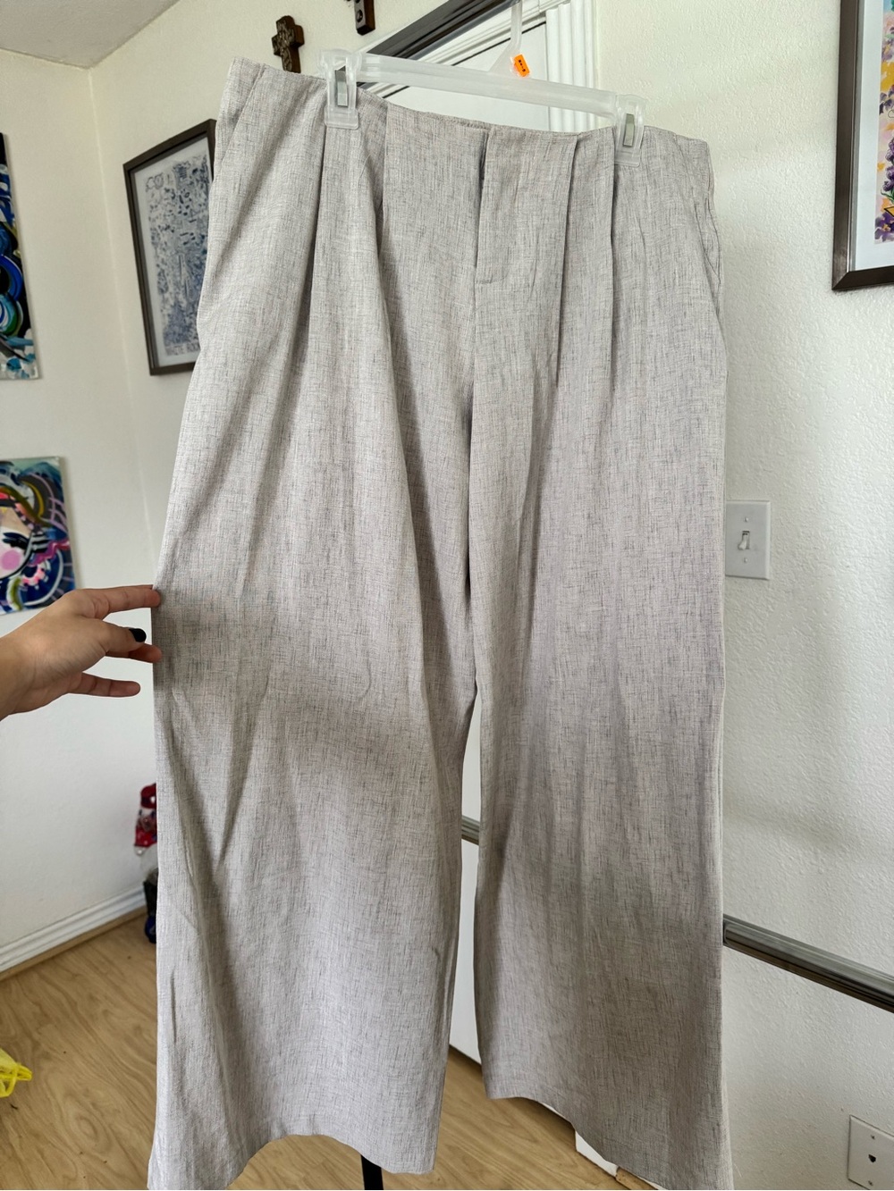 Wild fable Pleated Wide-Leg Pants in Tan